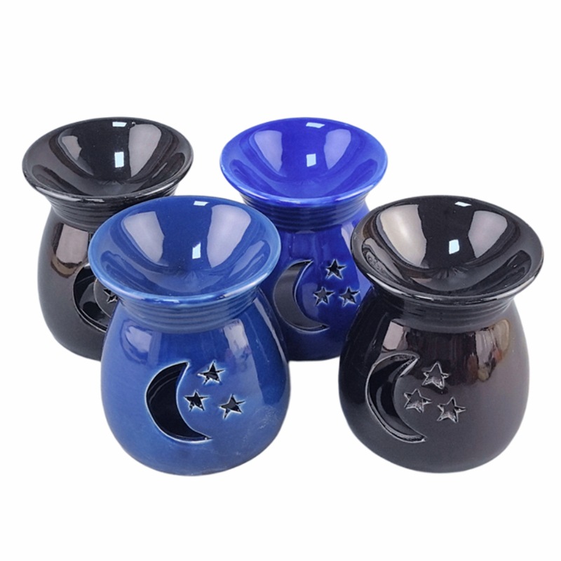 Porcelana blanca transfronteriza horno de incienso de aceite esencial oficina doméstica gran capacidad horno de incienso calentamiento de vela calentador de té horno de aceite esencial