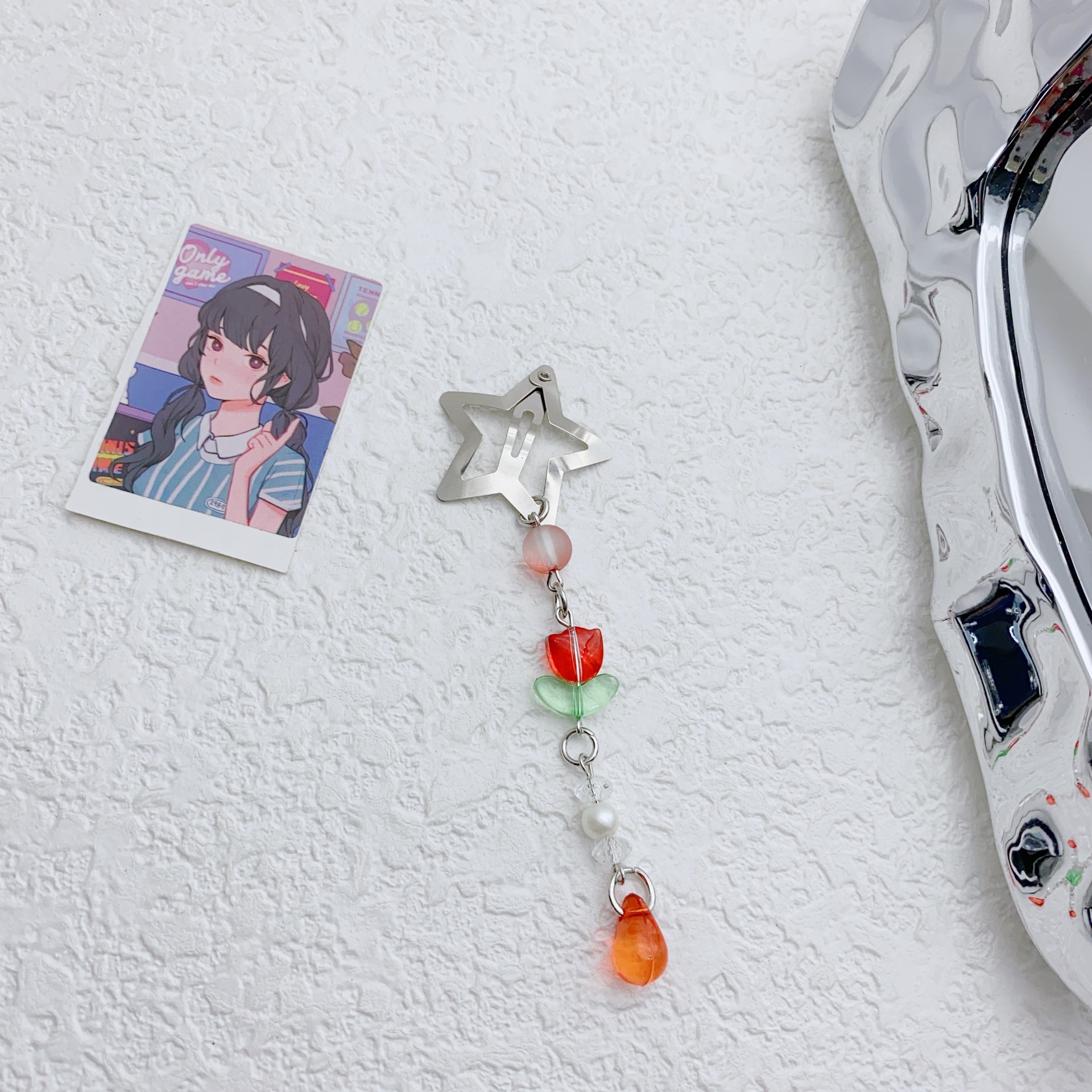 8g Weight Charm Hair Clips Hair Accessories Type 1 Piece Quantity Holiday, Street Occasion Alloy Material Pentagram Pattern All Seasons Season Women's Gender IG Style, Cute, Sweet Style IG Style Cute Sweet Women's Pentagram Alloy Charm Hair Clips 20