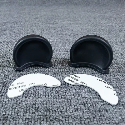 Electric Vehicle Helmet Bear Ear Decorations Cute Eyes Personalized Horns Antlers Electric Motorcycle Modification Accessories (Motorcycle wheel hub) - black-bear-ears