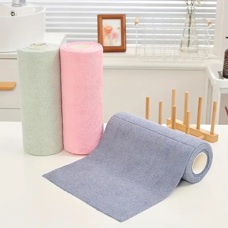 Hand Tear Weeks Throwing Rag Oil-free Household Water Absorbent Washing Kitchen Thickening Lazy People Multi-use Hand Tear Rag