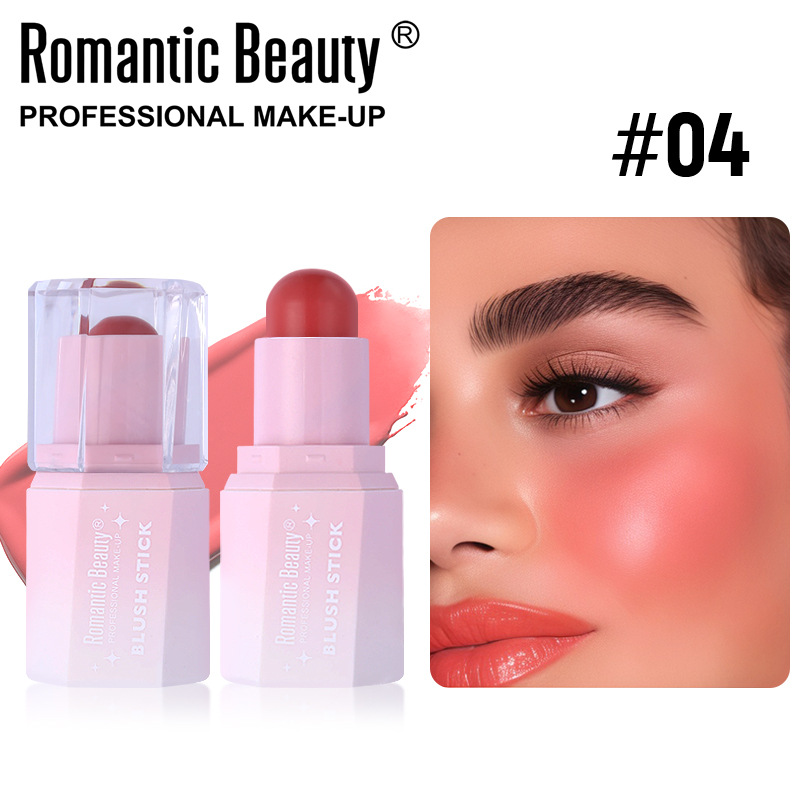 El blush líquido transfronterizo es un blush polivalente, un blush mate, un blush de color natural duradero.