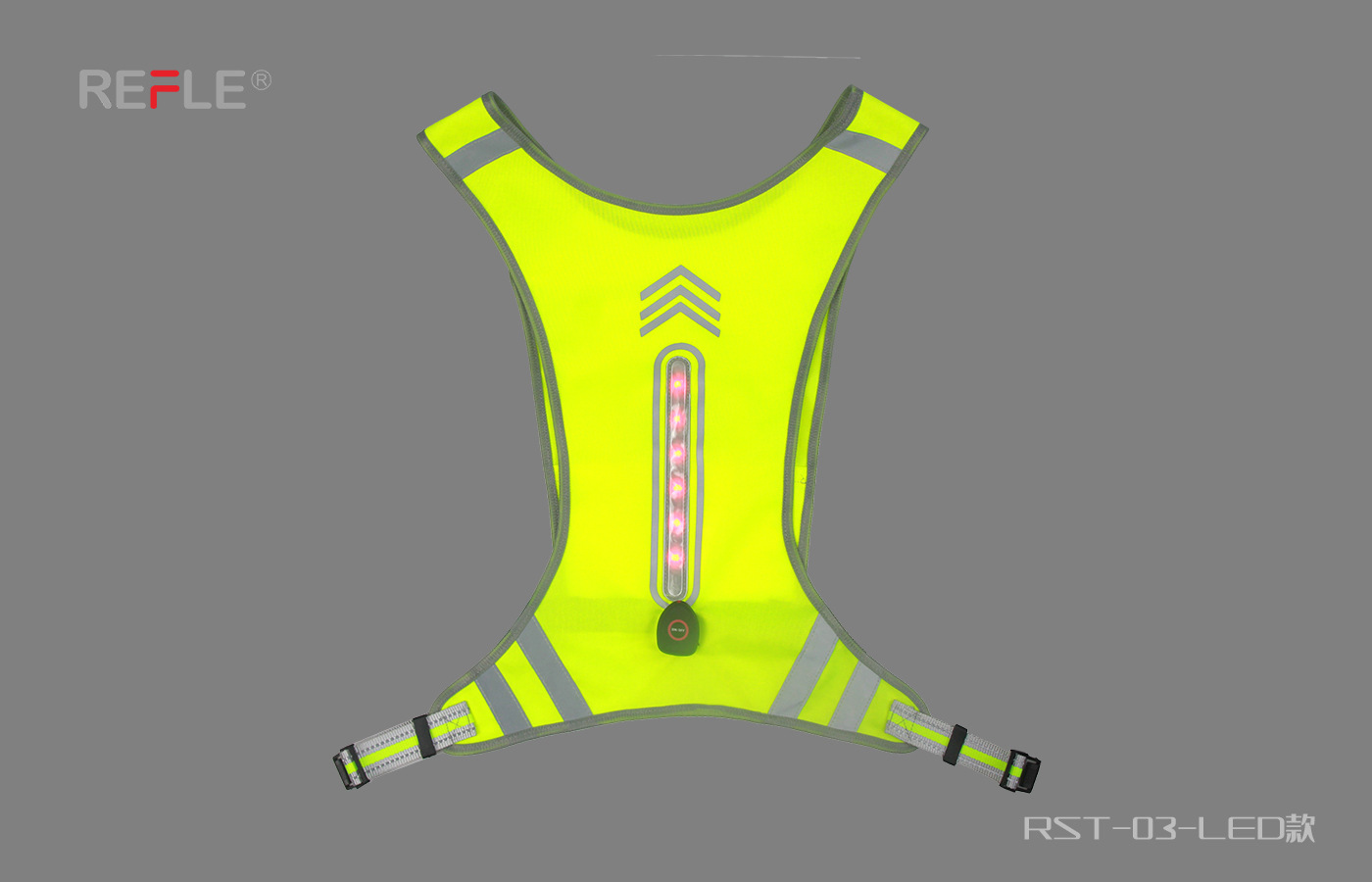 형광 노란색 LED-USB 충전