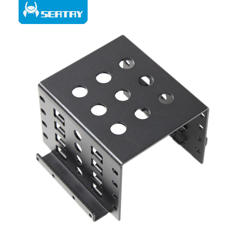 Seatay shuolitai soporte de disco duro de 2,5 pulgadas de 2,5 pulgadas a 3,5 pulgadas de expansión de estado sólido chasis incorporado bastidor de la jaula