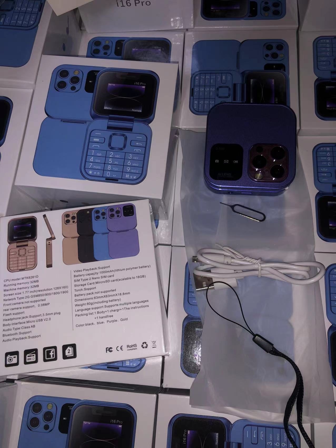 I16 Mini Dual Card Phone Image 6