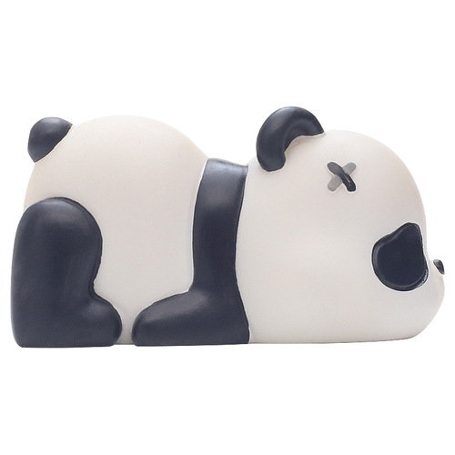 Cartoon Cute Panda Creative Home Switch Sticker Resin 3D Wall Sticker Wall Switch Board Decoration Wholesale
