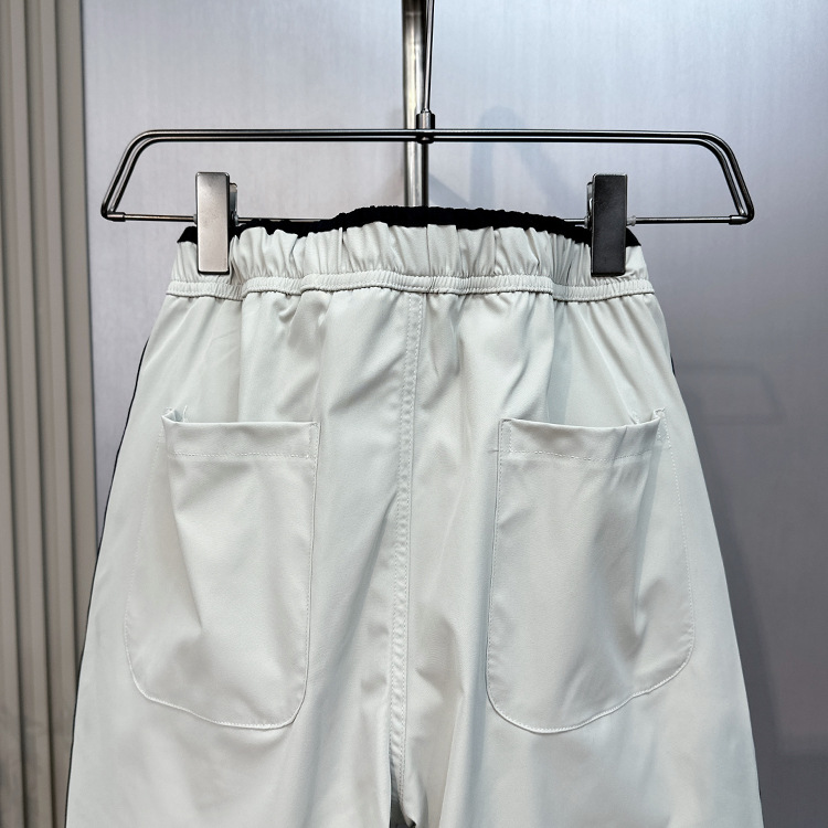 Trendy brand work for men in spring summer, thin fit, loose fitting, ankle tied, casual cropped pants, Korean version,_voghion.com