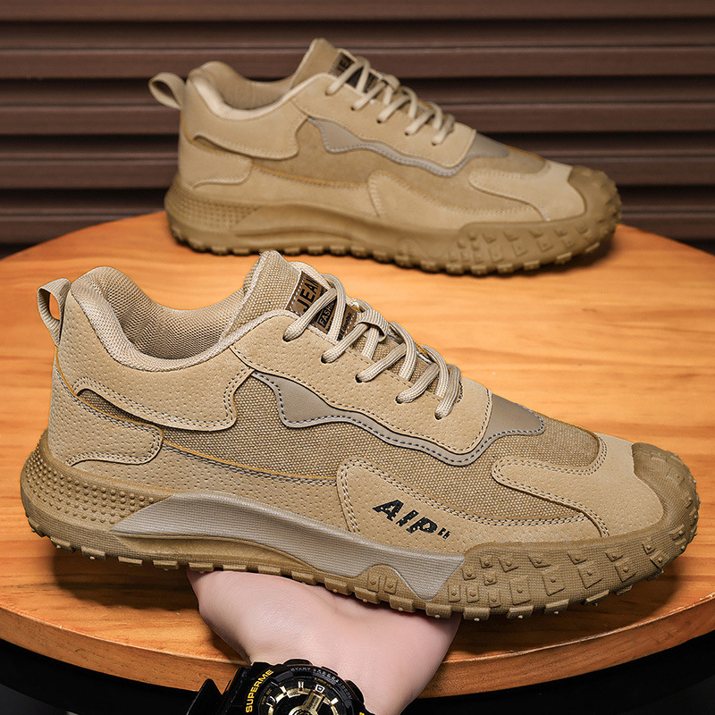 Zapatos de primavera para hombres, 2026 transpirables, zapatos de ocio, zapatos de trabajo, zapatos de tendencia para hombres, zapatos de trabajo difíciles