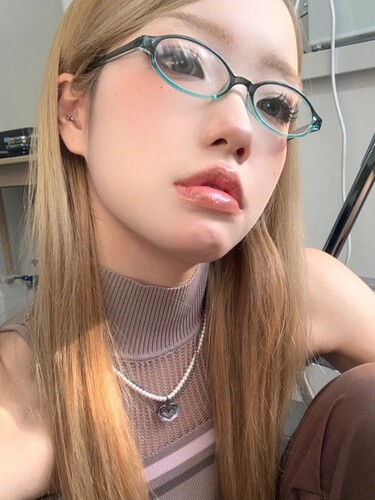 Retro small frame oval blue-green glasses frame Xiaohongshu Internet celebrity same style European and American plain light with myopia degree