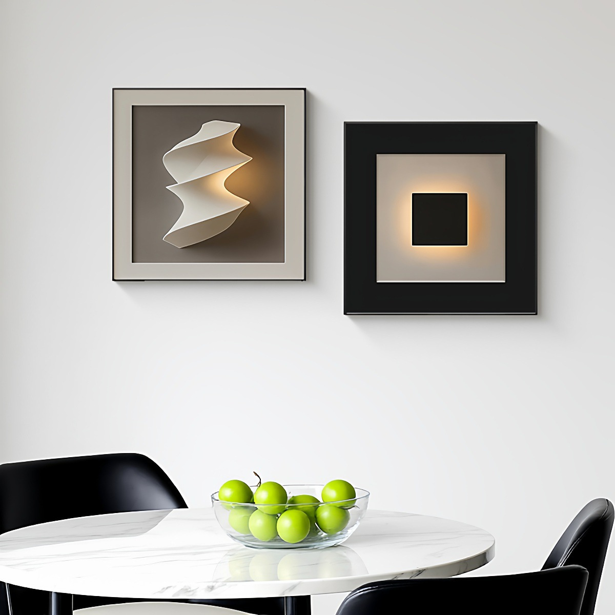 Decoración de comedor moderno minimalista pintura en blanco y negro mesa de comedor minimalista mural de alto nivel abstracto dormitorio sala de estar pintura colgante