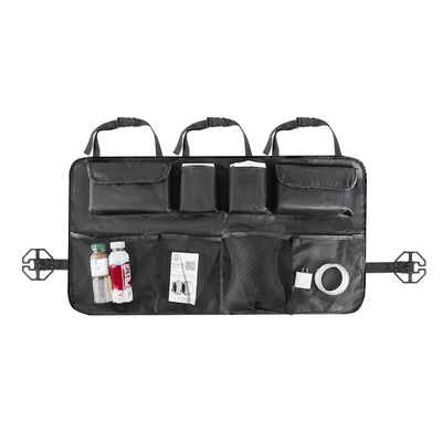 Car Trunk Storage Bag Multifunctional Car storage bag/box - black-mesh-bag