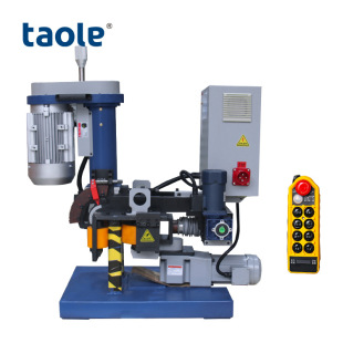 Beveled edge milling machine for head industry TPM-60HY wireless remote control pipe end walking edge milling machine