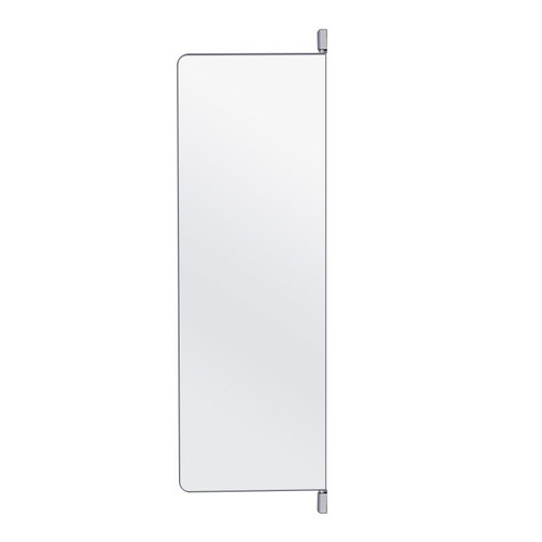 Sliding rotating sliding track retractable folding built-in invisible fitting room full-body mirror