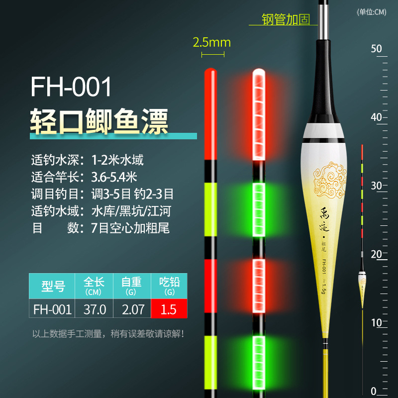 Luz nocturna de día y noche, flotador electrónico de alta sensibilidad, pesca nocturna de carpa corta, flotador de cola fría, comercio exterior