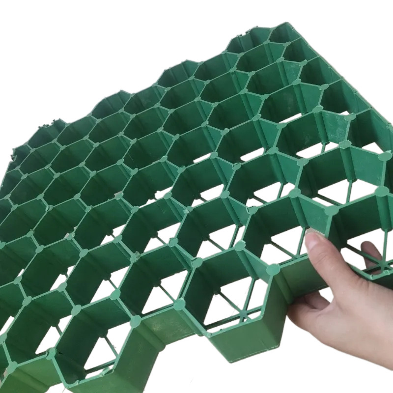 加强平口植草格生态停车场公园庭院铺路砾石网格园林绿化草坪砖