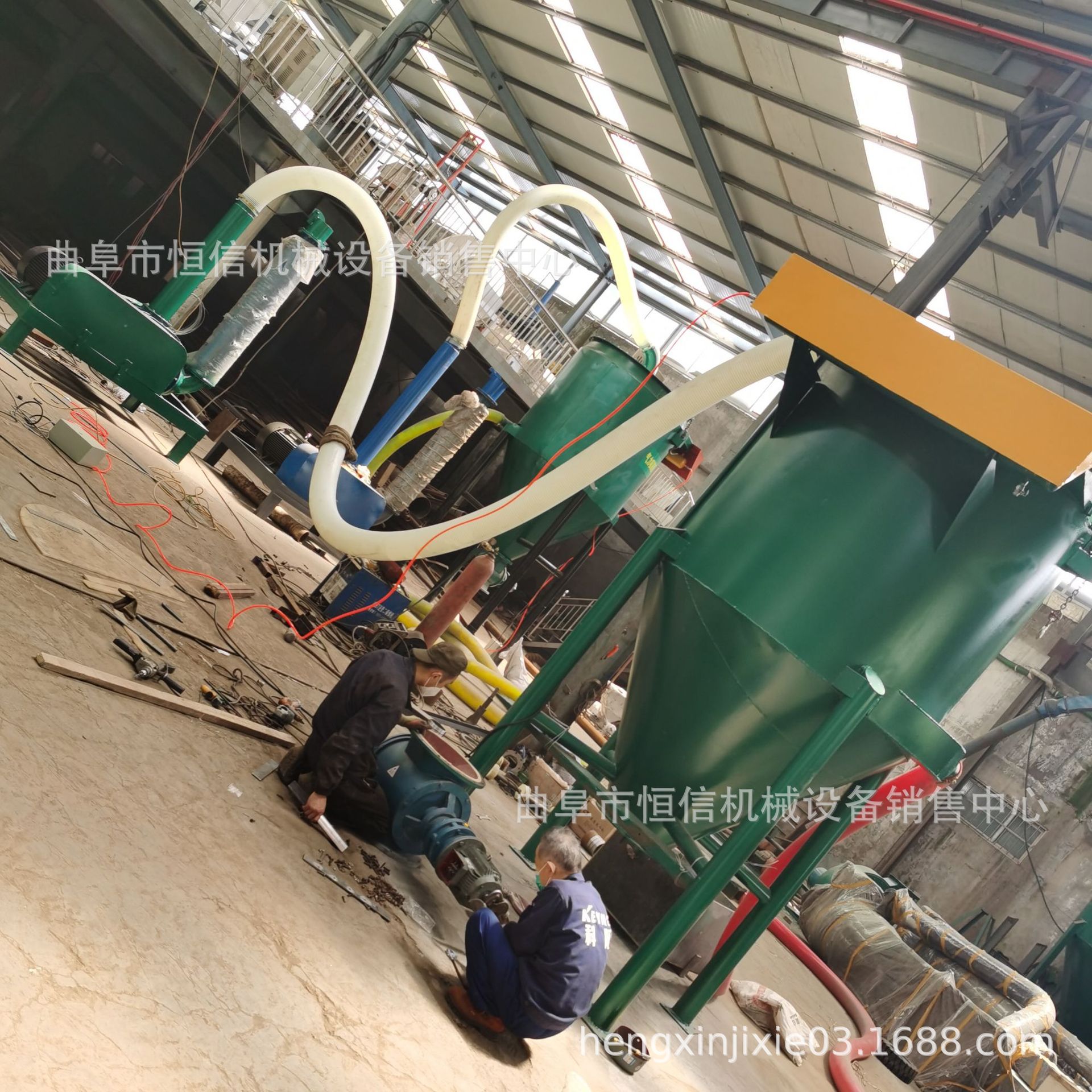 水泥粉煤灰气力吸灰机 港口码头水泥粉20m远气力吸粉机 自产自销