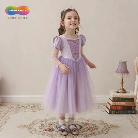 童连衣裙;化妆服饰道具;儿童表演服