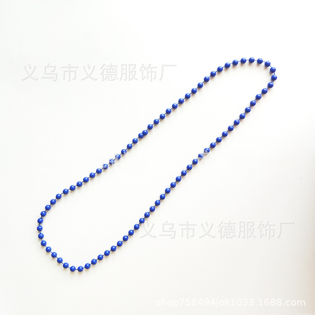 Collar de neón de 80 cm azul azul