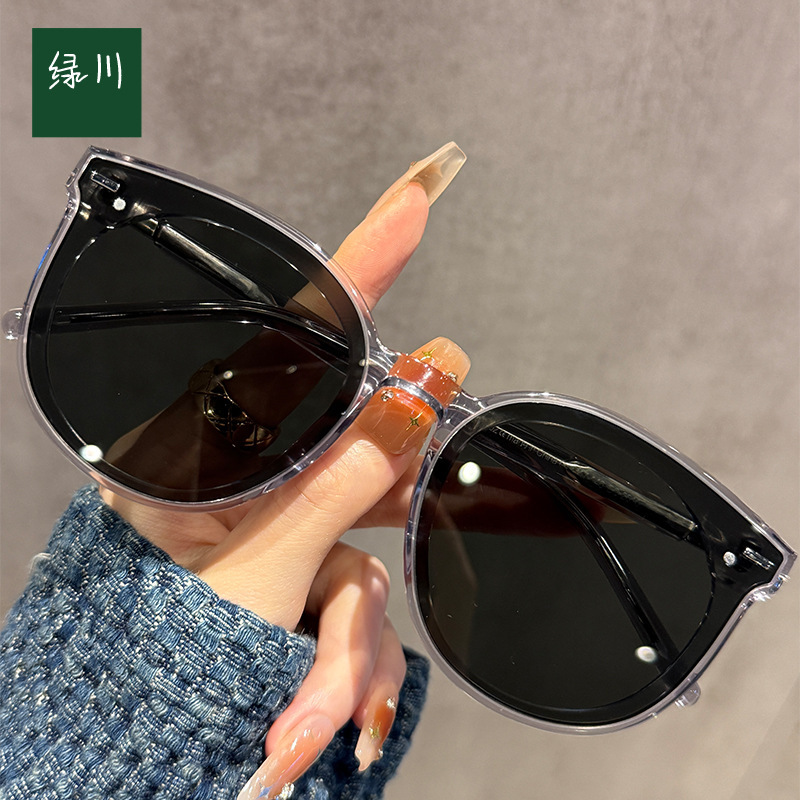 2010 Fashion Gm Style Polarized Plate Sunshade Sunglasses for Men and Women Wholesale Casual Elegant Gray Frame Black Gray Sunglasses