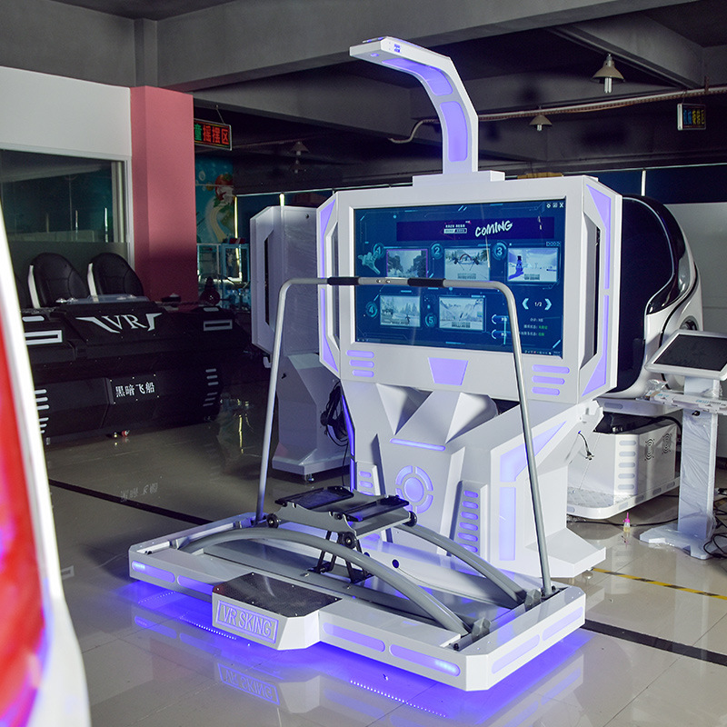 Gran equipo de deporte digital comercial VR máquina de esquí simulada interior pabellón de experiencia interactivo de ocio entretenimiento inmersivo