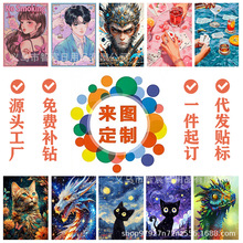 钻石画定制 厂家批发 来图定做 动物 人物 风景卡通DIY满钻钻石画