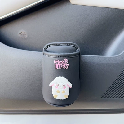Car Cartoon Zodiac Storage Box for the: Car cup holder/beverage holder - weiyang-black-tea-cup-storage-bucket
