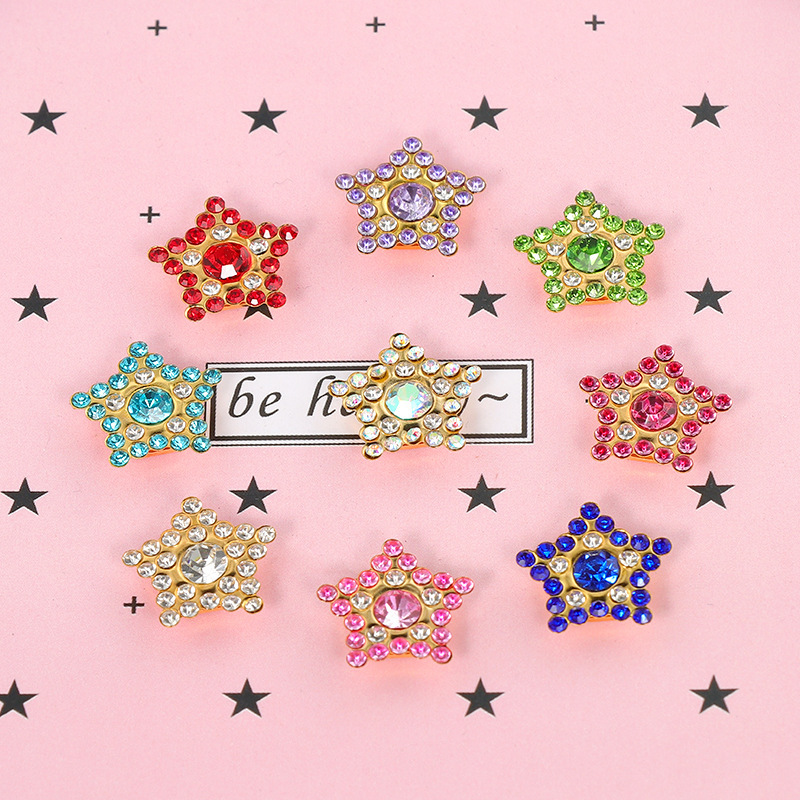 Star Flower Drill Drilling Multi -color Flower Bead Pentagram DIY…