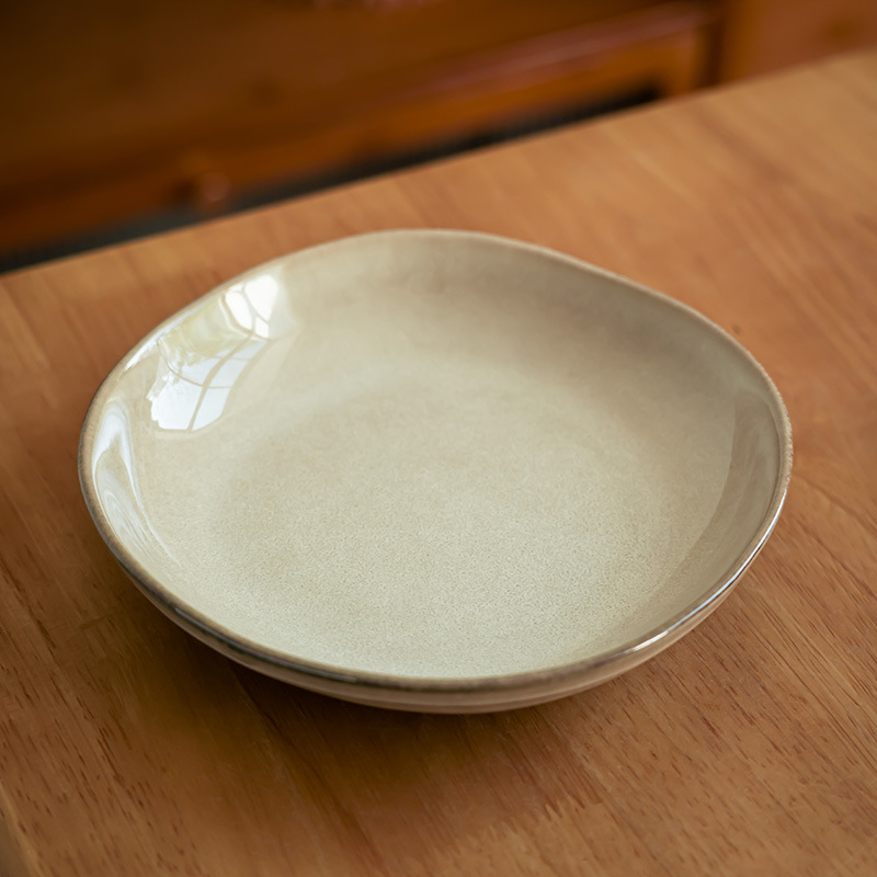 Creatividad japonesa para hacer viejos cuencos de cerámica sólida, cuencos de platos de restaurante, cuencos de ensalada, cuencos de pasta