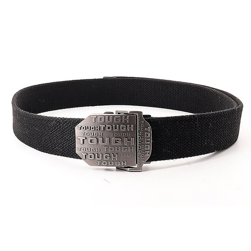 TOUGH Canvas Belt for Men Korean Style Youth Student Outdoor Casual Pants Belt for Women Canvas Wholesale Smooth Buckle