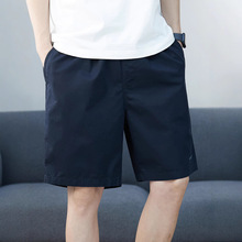 男士夏季纯棉短裤爸爸薄款休闲透气百搭运动外穿5分裤子透气舒适