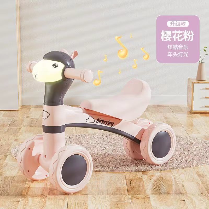 ペダルなしの子供用バランスカー、1～3歳のベビースクーター、子供用スクーター、幼児用スクーター、四輪|undefined