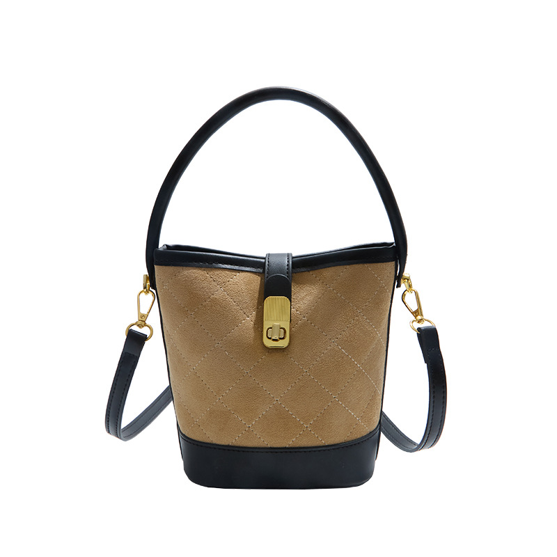 Bolsos de mujer transfronterizos bolsos de mano populares mujeres 2025 nuevo bolso de cubo de moda bolso de hombro universal bolso coreano
