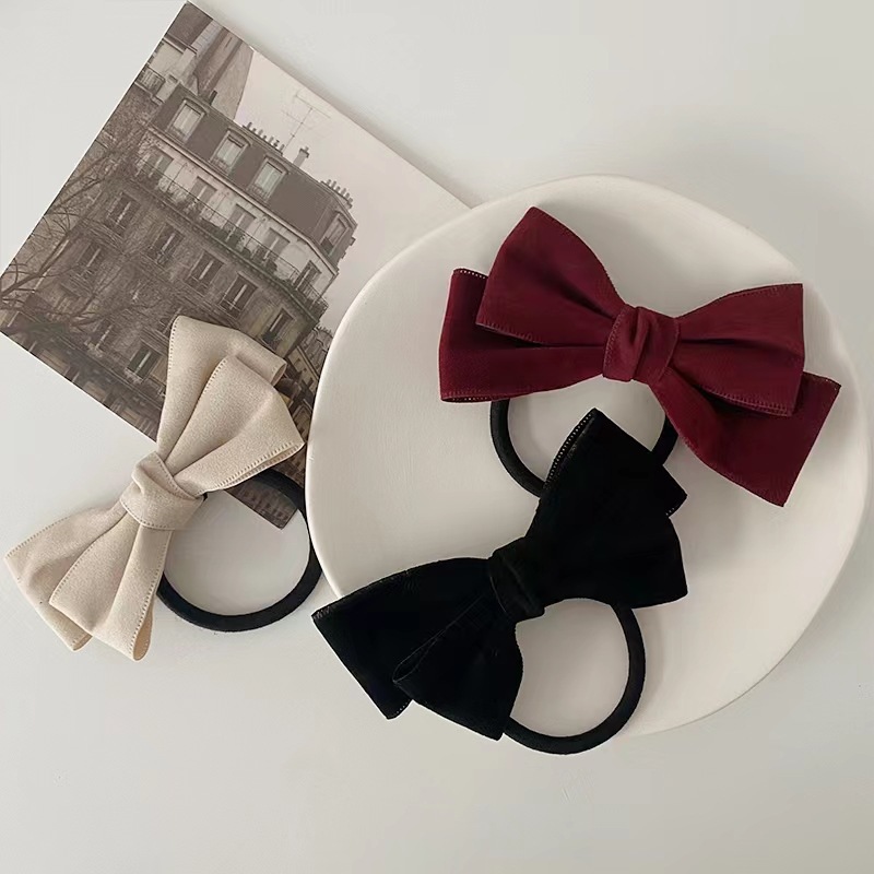 Bow Knot Pattern Basic Bow Knot Cloth Hair Tie