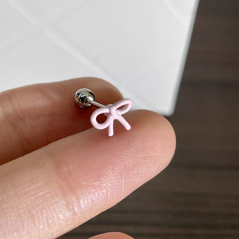 7g Weight Alloy Ear Needle Material Ear Studs Classification 1 Piece Quantity Holiday, Daily, Date Occasion Alloy Material Star, Heart Shape, Bow Knot Pattern Women's Gender Cartoon Style Style 1 Piece Cartoon Style Star Heart Shape Bow Knot Alloy Ear Studs 11