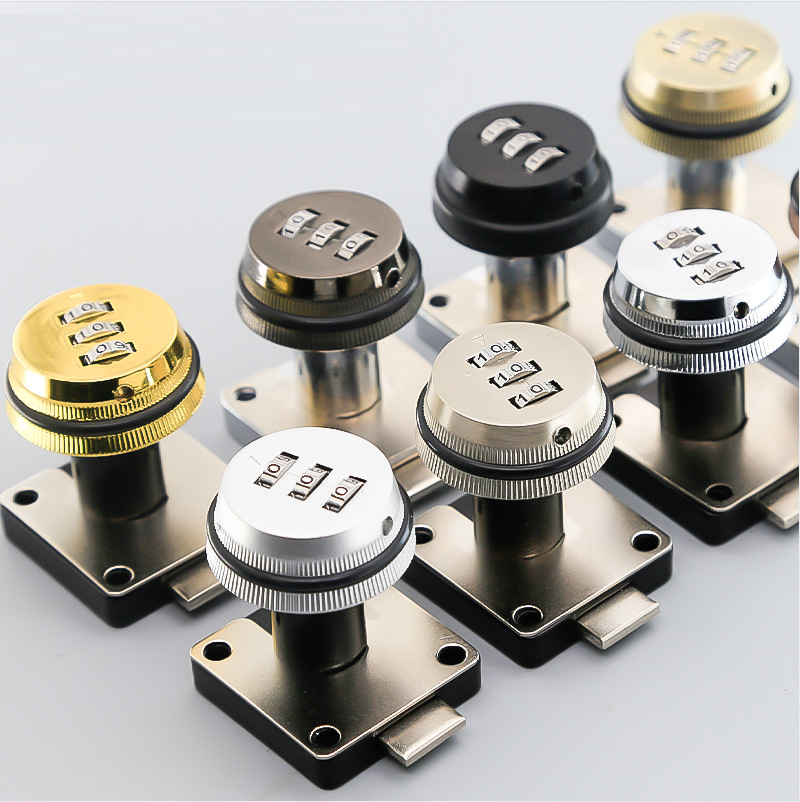 Cerradura de contraseña de lengüeta de cajón antirrobo Cerradura de contraseña mecánica Cerradura de oficina Cerradura de contraseña digital del cajón del archivador