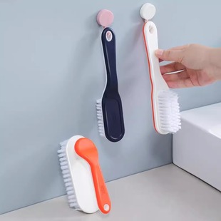 Multifunctional Long-Handled Shoe Brush, Hanging Plastic Shoe Brush, Household Laundry Brush, Long-Handled Shoe Brush, Clothes Brush, Cleaning Brush