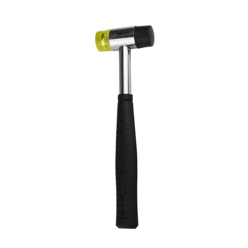 Installation Hammer Rubber Hammer Household Small Hammer Durable Anti-slip Floor Glass Installation Hammer Black Handle Double-Ended Hammer