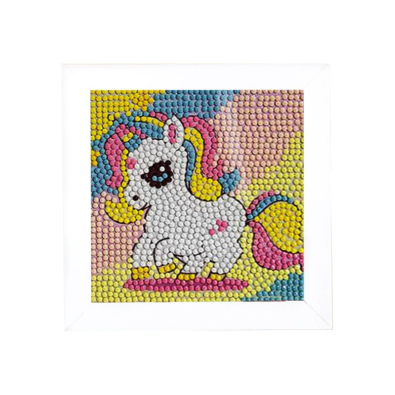 5D алмазная мозаика Cinnamoroll, в рамке 15×15 см для детей, набор DIY, в OPP-пакете