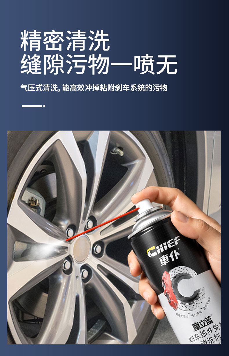 Car Brake Parts Cleaning Agent Without Disassembly, Brake Disc System Noise Eliminator, Disc Brake Caliper Lubricant