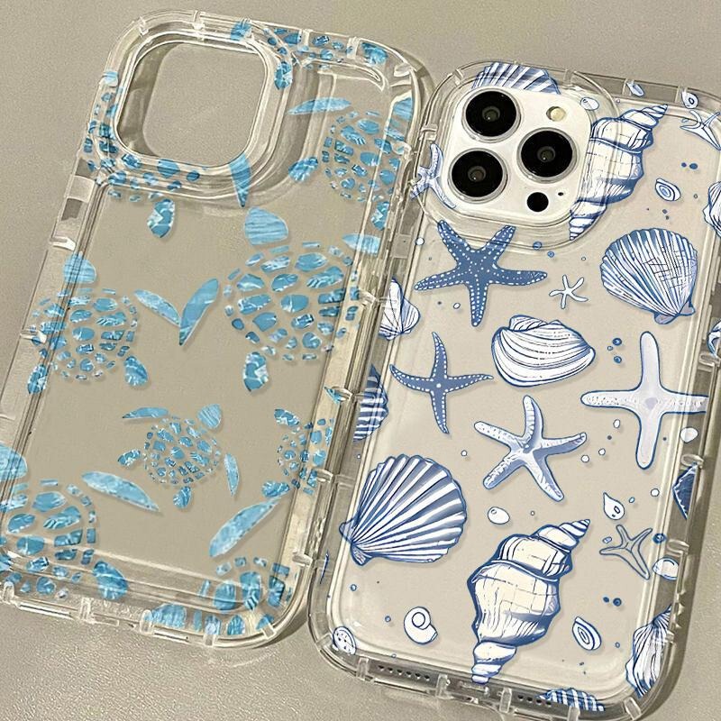 Underwater World Suitable for Iphone14Pro Max Apple 13 Shell 16E Turtle 15Plus Mobile Phone Case 12