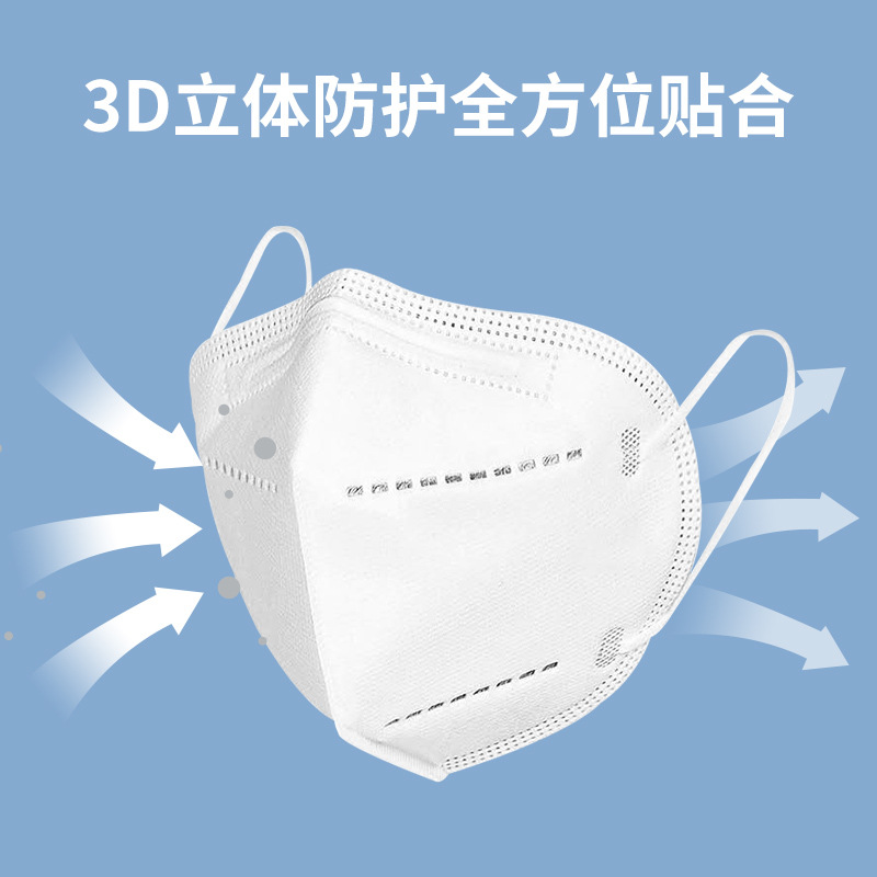 海氏海诺艾暖N95医用防护口罩独立装五层立体防护2层熔喷布挂耳式