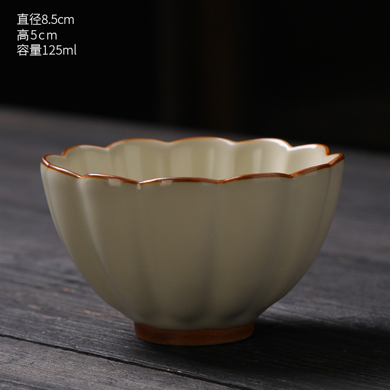 汝窯茶器 カップ 茶碗 セラミック茶器 単品 濃茶用 茶碗 茶器 茶器セット 記念品|undefined