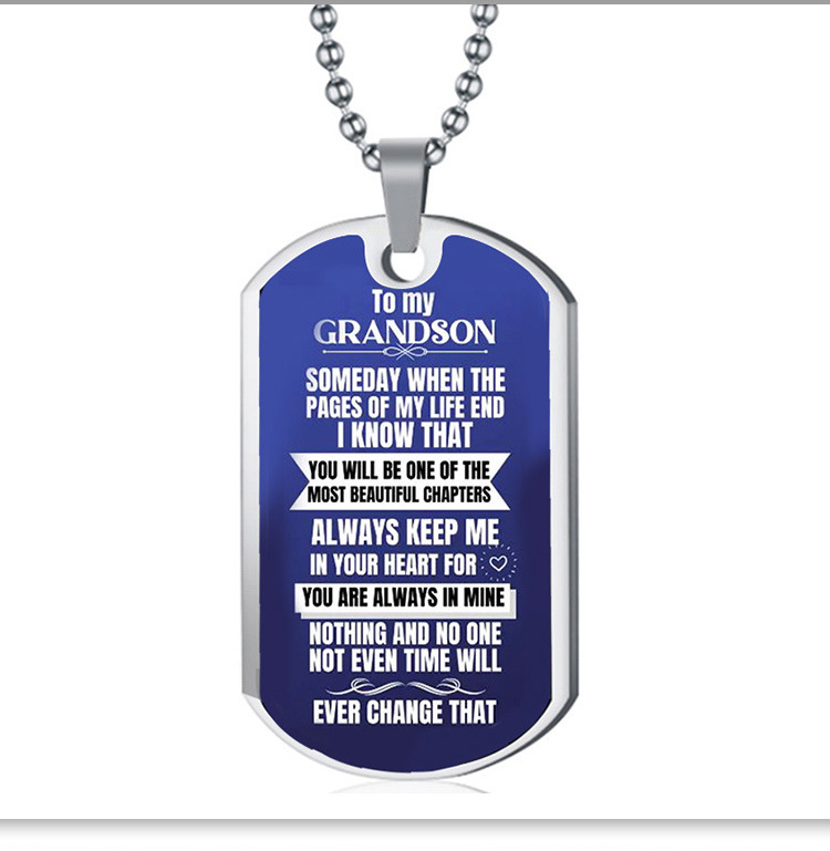 1 Piece Simple Style Letter Stainless Steel Plating Unisex Pendant Necklace