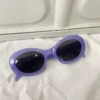 Purple oval