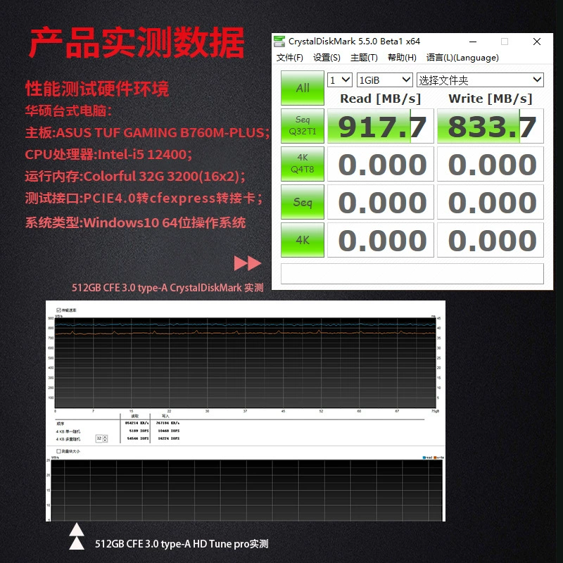 Карта памяти для камеры CFE-A карта 3.0 изображение карта cfexpress типа A карта 512 ГБ подходит для Sony