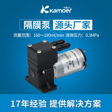 微型隔膜泵12-24v有刷抽水自吸電動小型液泵低音腐蝕液體迷你水泵