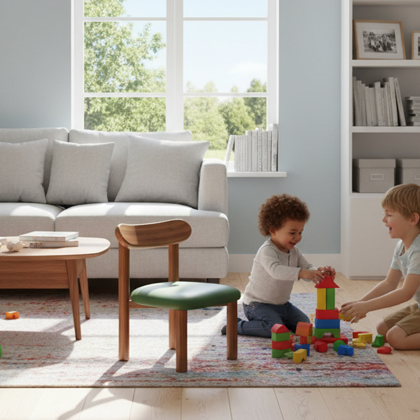 实木凳子家用矮凳客厅软垫椅子沙发凳现代简约原木色2025新款凳子