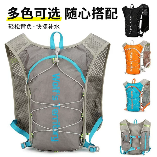 Cross-Border Outdoor Leisure Travel Bag, Backpack, Running and Hiking Lightweight Mountaineering Bag, Sports Fitness Cross-Country Backpack