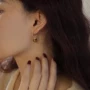 同款小红小众复古耳坠