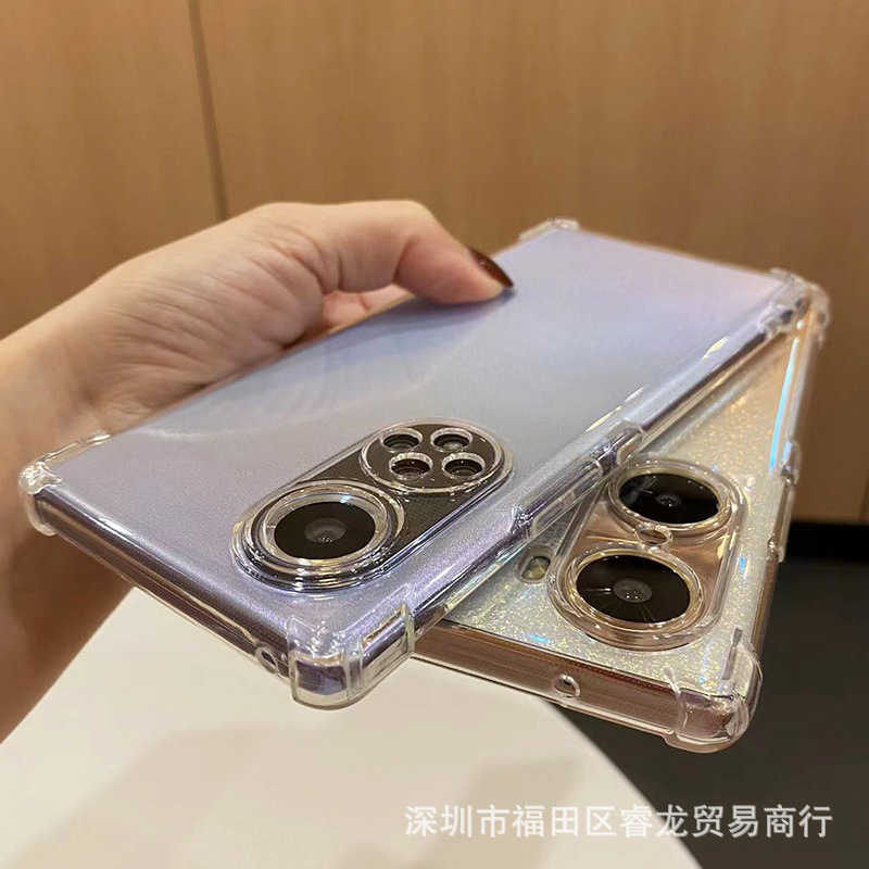 Suitable for Huawei P30/P50 Mobile Phone Case MATE30/MATE40 Protective Case Enjoy 70 Transparent Soft Case Rubber Case