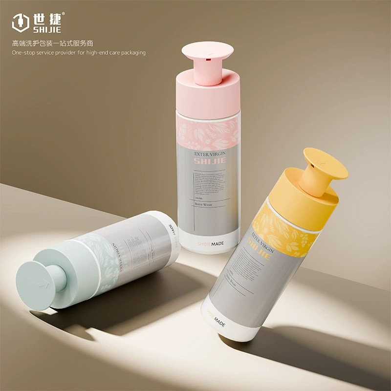 Высококачественная бутылка для мытья посуды для душа матовый премиум-смысл 300 мл 500 мл шампунь для волос кондиционер бутылка на заказ
